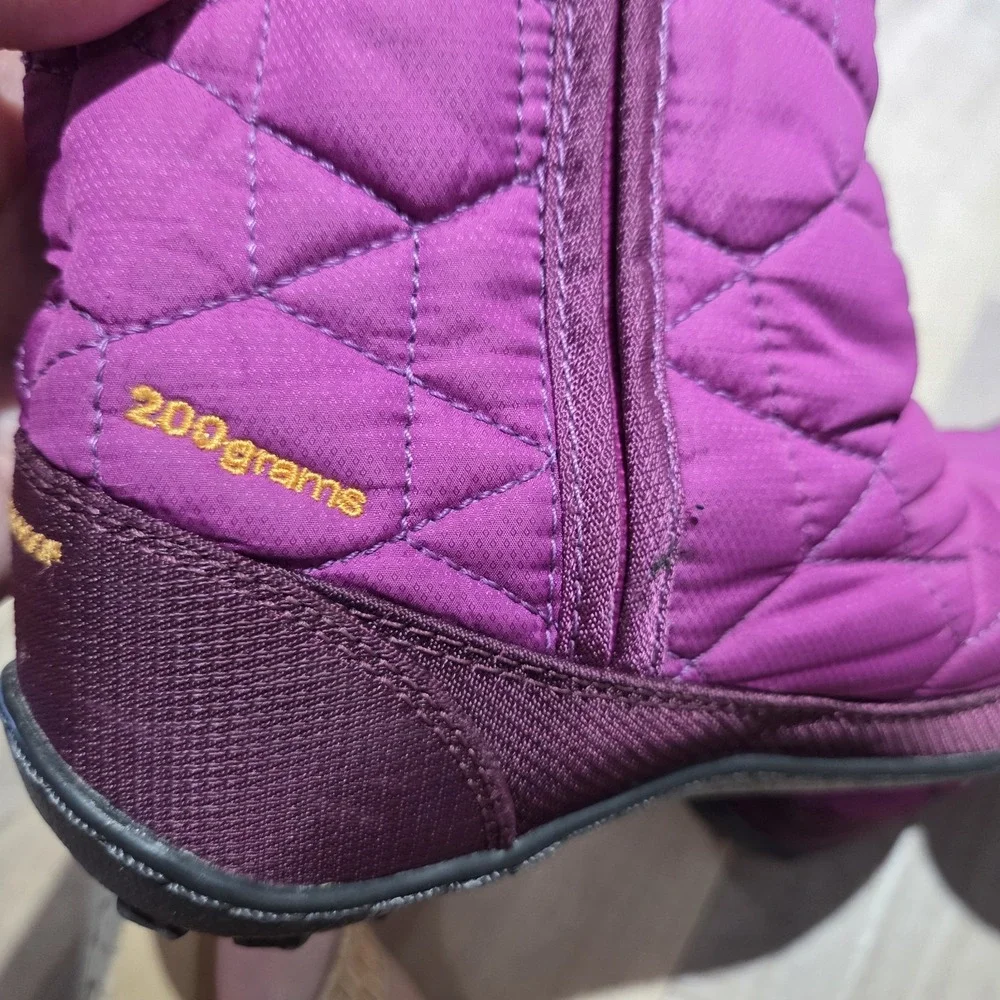 Columbia Girls Omni‎ Tech Waterproof Fleece Lined Winter Boot Size 4